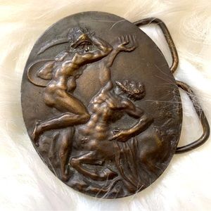 Greek / Italian mythology belt buckle